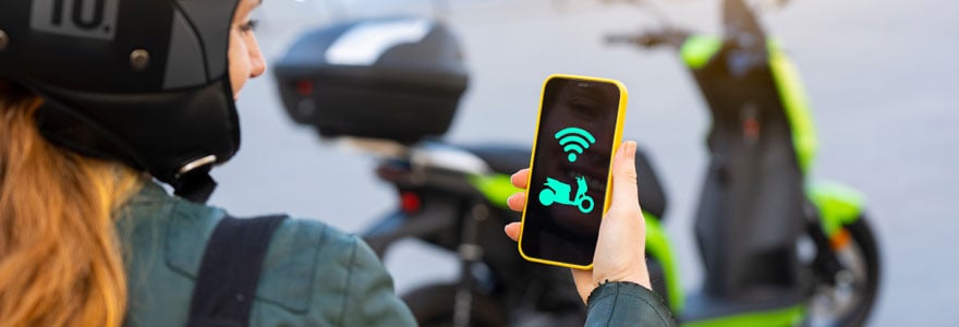 alarme moto sur smartphone